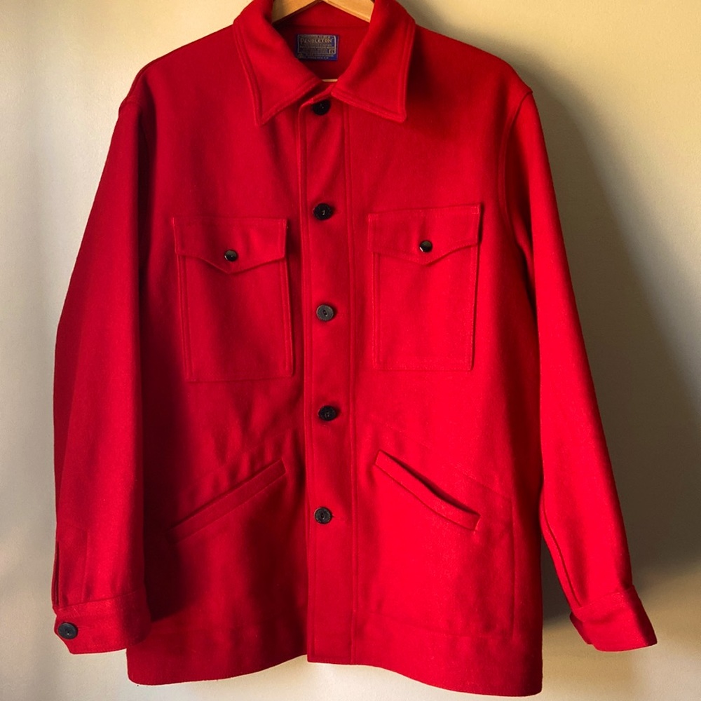 Vintage Pendleton Red Wool Jacket - image 1